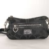 Coach Poppy Black Signature C Sateen Groovy Hobo Crossbody Bag 13833