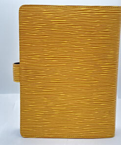 Louis Vuitton Tassili Yellow Epi Leather Agenda GM Large 6-Ring Planner Cover - Image 3