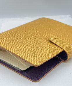 Louis Vuitton Tassili Yellow Epi Leather Agenda GM Large 6-Ring Planner Cover - Image 4