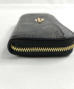 Coach Mini Skinny Id Case in Signature Canvas Brown Black Coin Wallet 88250 - Image 6