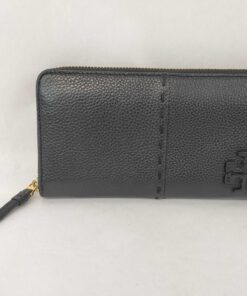Tory Burch McGraw Zip Continental Wallet in classic black