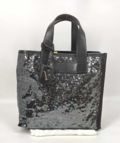 Furla Sequin & Leather Divide It Tote Bag