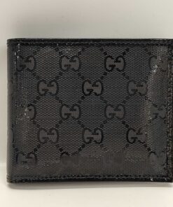 Gucci GG Imprimé Bifold Wallet in timeless black NWOT