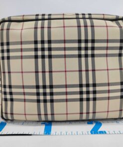 Alternative view of Burberry Vintage Nova Check Canvas and Leather Crossbody Messenger Bag