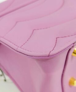 Furla Metropolis Rea Quilted Leather Crossbody Bag – Azalea Purple NWT - Image 3