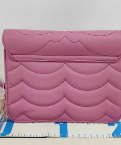 Alternative view of Furla Metropolis Rea Quilted Leather Crossbody Bag – Azalea Purple NWT