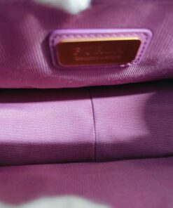 Furla Metropolis Rea Quilted Leather Crossbody Bag – Azalea Purple NWT - Image 10