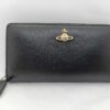 Vivienne Westwood Classic Executive Zip Round Long Wallet - Black & Gold