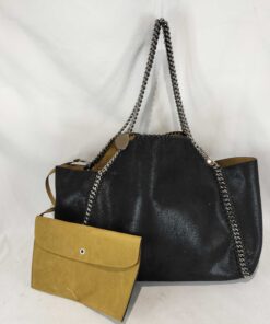 Stella McCartney Reversible Falabella Tote Bag Faux Leather Black/Tan