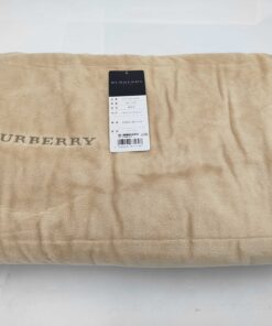 Burberry London Nova Check Trim Plush Fleece Blanket