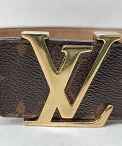 Louis Vuitton Monogram LV Initiales 40mm Belt Gold Buckle - AS-IS - Image 2