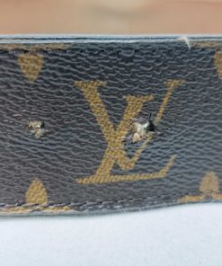 Louis Vuitton Monogram LV Initiales 40mm Belt Gold Buckle - AS-IS - Image 7
