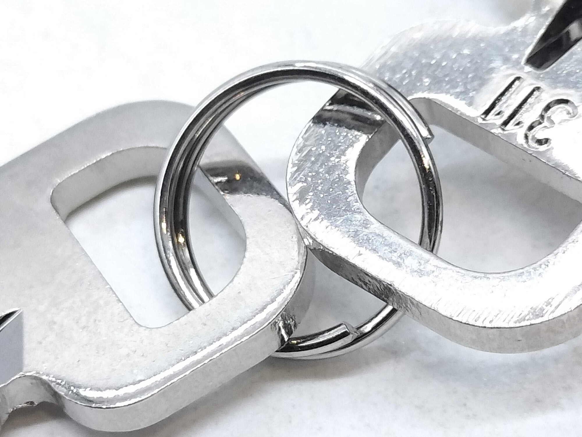 Louis Vuitton Silver-Tone Padlock & Key Set image 7