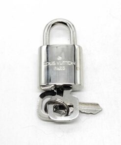 Alternative view of Louis Vuitton Silver-Tone Padlock & Key Set #311 Cadena Bag Accessory
