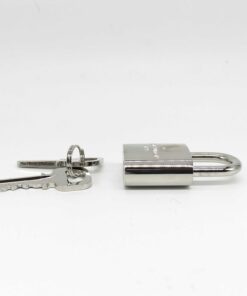 Louis Vuitton Silver-Tone Lock and 2 Keys Set No.433 - Image 2