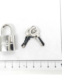 Louis Vuitton Silver-Tone Lock and 2 Keys Set No.433 - Image 5
