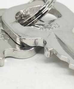 Louis Vuitton Silver-Tone Lock and 2 Keys Set No.433 - Image 6