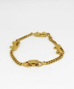 Alternative view of Celine Sulky Horse Carriage Chain Link Bracelet
