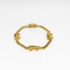 Celine Sulky Horse Carriage Chain Link Bracelet