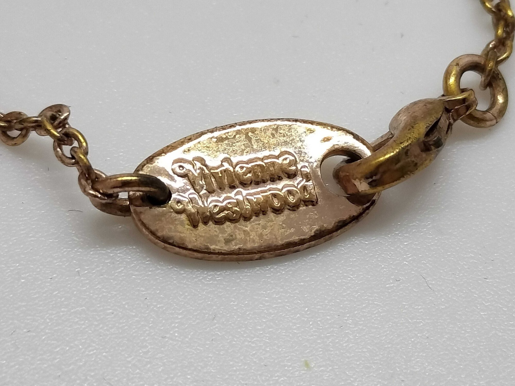 Vivienne Westwood Thin Lines Flat Orb Pendant Necklace image 5