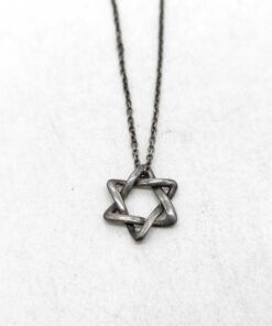 Tiffany & Co. Elsa Peretti Sterling Silver Star of David Pendant Necklace