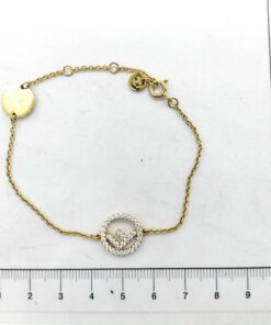 Fendi Crystal-Embellished "F Is Fendi" Chain Bracelet - Image 8