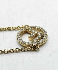 Fendi Crystal-Embellished "F Is Fendi" Chain Bracelet - Image 4