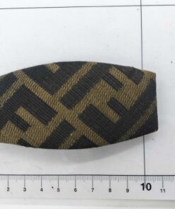 Fendi Zucca Canvas Large Barrette Hair Clip - Image 7