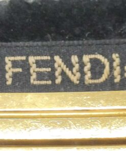 Fendi Zucca Canvas Large Barrette Hair Clip - Image 3