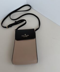 Pre-Owned Authentic Kate Spade Madison Colorblock Saffiano Leather Phone Crossbody Bag