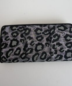 Alternative view of Coach Madison Metallic Ocelot Leopard Accordion Zip Wallet