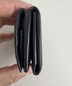 Alternative view of Saint Laurent (YSL) Line Origami Grained Leather Tiny Trifold Wallet