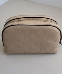 Gucci Guccissima Leather Dome Cosmetic Pouch, additional view 3