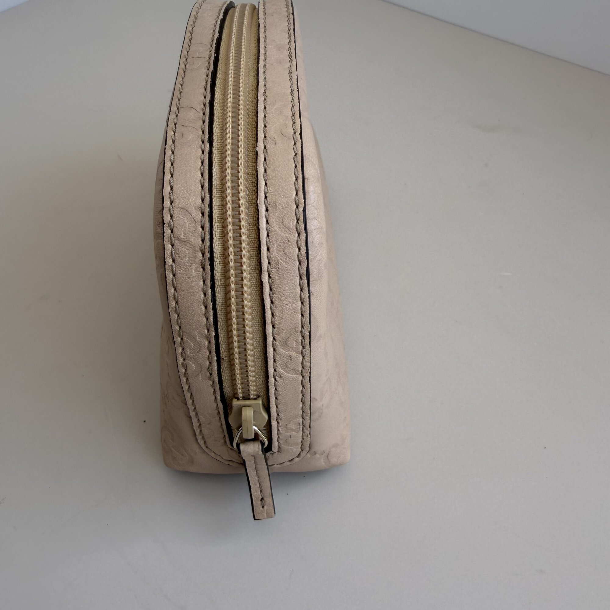 Gucci Guccissima Leather Dome Cosmetic Pouch, additional view 4