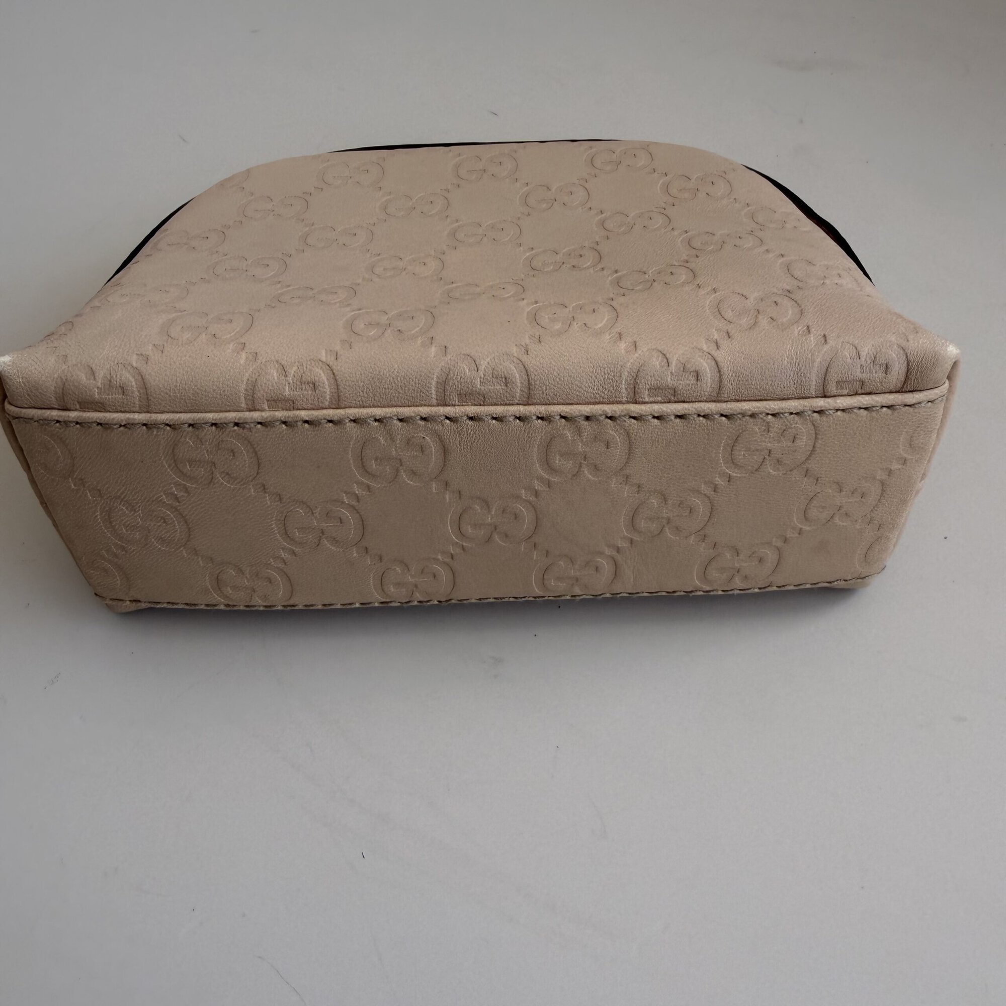 Gucci Guccissima Leather Dome Cosmetic Pouch, additional view 6