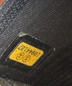Alternative view of Chanel Vintage Black Caviar Leather Coco Button Long Bifold Wallet