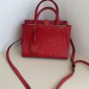 Pre-Owned Authentic Fendi Petite 2Jours Leather Tote Bag – Rosso Red