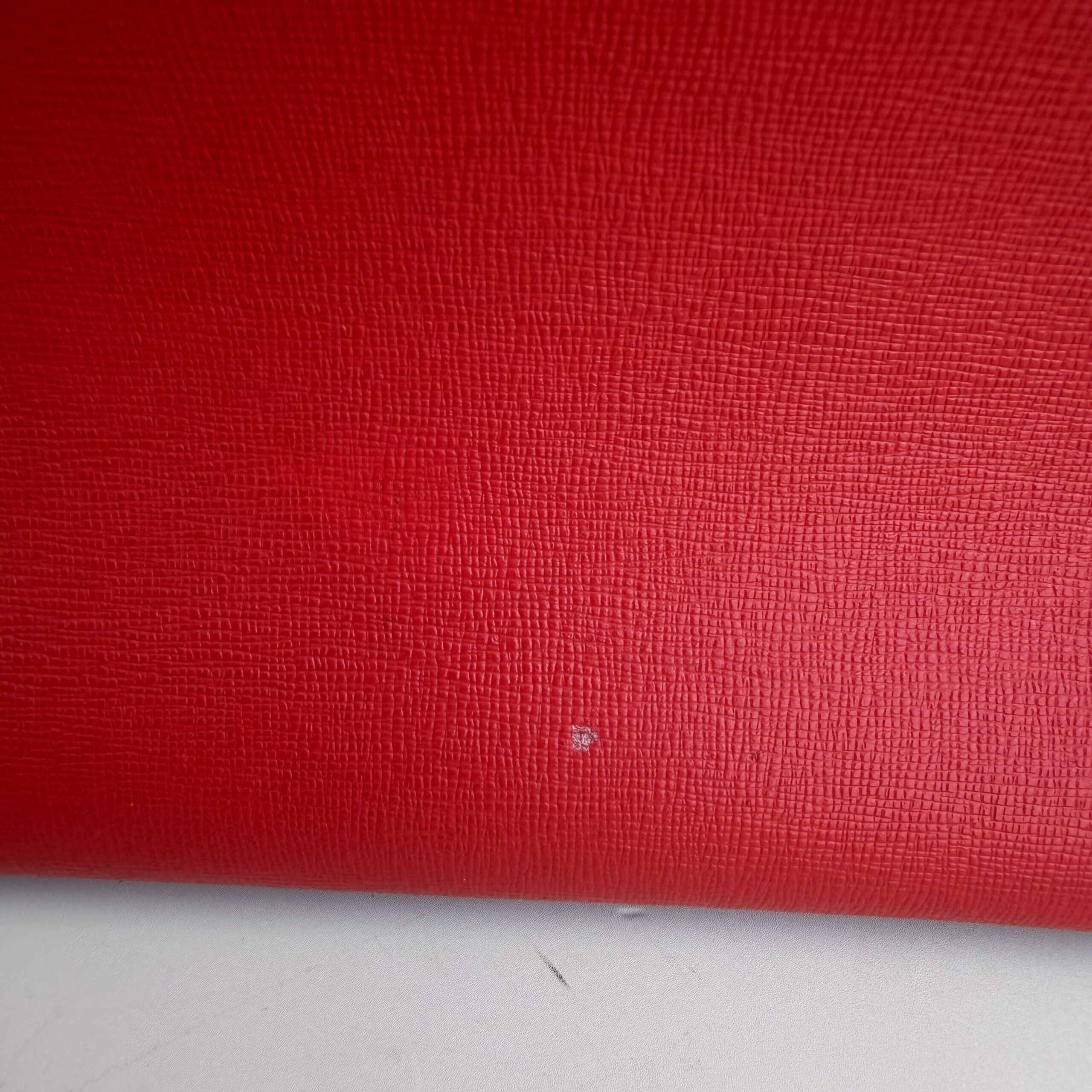 Fendi Petite 2Jours Leather Tote Bag – Rosso Red - Image 3