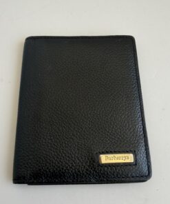 Alternative view of Burberrys of London card holder bifold wallet in Black Pebbled Leather