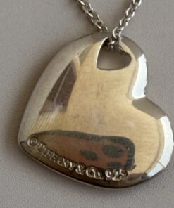Alternative view of Tiffany & Co. Elsa Peretti Full Heart Pendant Necklace in Sterling Silver