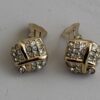 Pre-Owned Authentic Christian Dior Pavé Rhinestone Clip-On Earrings
