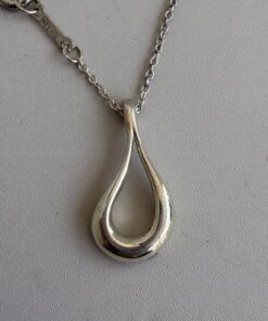 Alternative view of Tiffany & Co. Elsa Peretti Open Teardrop Pendant Necklace