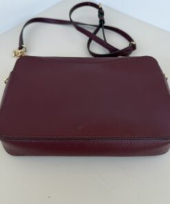 Alternative view of Michael Kors Jet Set Large East West Crossbody Bag – Burgundy Saffiano Leather