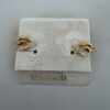 Authentic Vintage Christian Dior Gold-Plated Rhinestone Clip-On Earrings