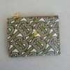 Pre-Owned Burberry Printed Calfskin Monogram Simone TB Zip Card Holder Wallet – Beige/Brown