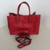 Pre-owned Authentic Balenciaga Papier A6 Zip Around Tote Bag – Vibrant Red Grained Calfskin