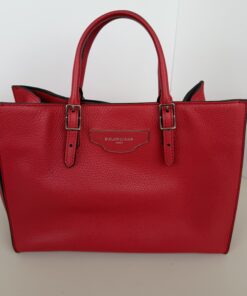 Alternative view of Balenciaga Papier A6 Zip Around Tote Bag – Vibrant Red Grained Calfskin
