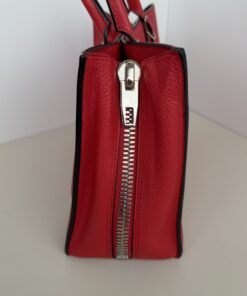 Balenciaga Papier A6 Zip Around Tote Bag – Vibrant Red Grained Calfskin - Image 5