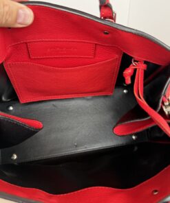 Balenciaga Papier A6 Zip Around Tote Bag – Vibrant Red Grained Calfskin - Image 7