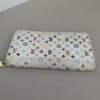 Pre-Owned Authentic Louis Vuitton x Takashi Murakami Monogram Multicolore Zippy Wallet – White